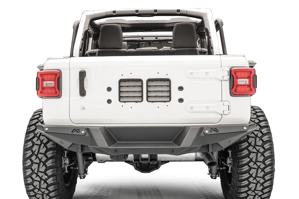 Fab Fours JL18-Y1851-1 Heavy Duty Rear Bumper for Select Jeep Wrangler