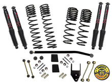Load image into Gallery viewer, Skyjacker JL40BPBLT LONG TRAVEL Coils; Adj Frnt Track Bar; Rr Track Bar Brkt; (4) Black MAX Shocks. for Select Jeep Wrangler