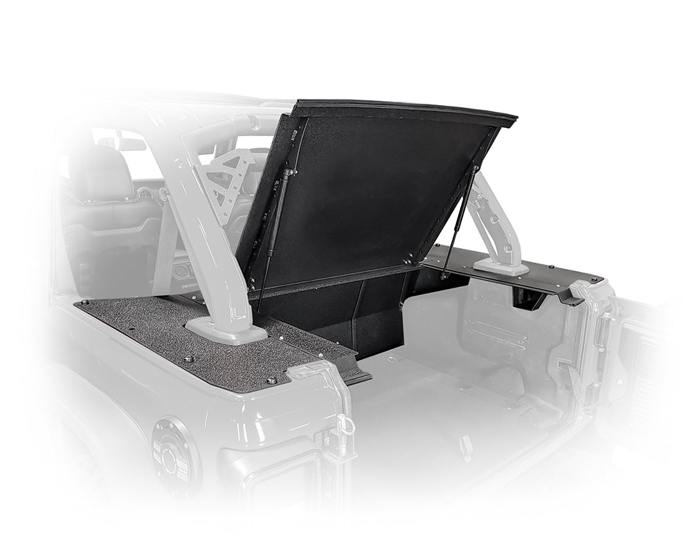 DV8 Offroad JLRS-01 Rear Storage Security Cover for Select Jeep Wrangler