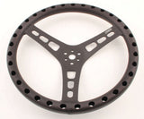 JOES RACING PRODUCTS 13514-B 14in Dished Steering Wheel Black