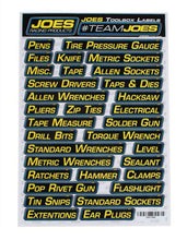 Load image into Gallery viewer, JOES RACING PRODUCTS 17500 Labels Toolbox