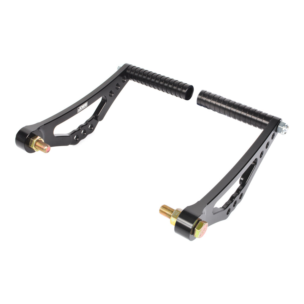 JOES RACING PRODUCTS 25830-B Adjustable Pedals Mini / Kart / QM Black