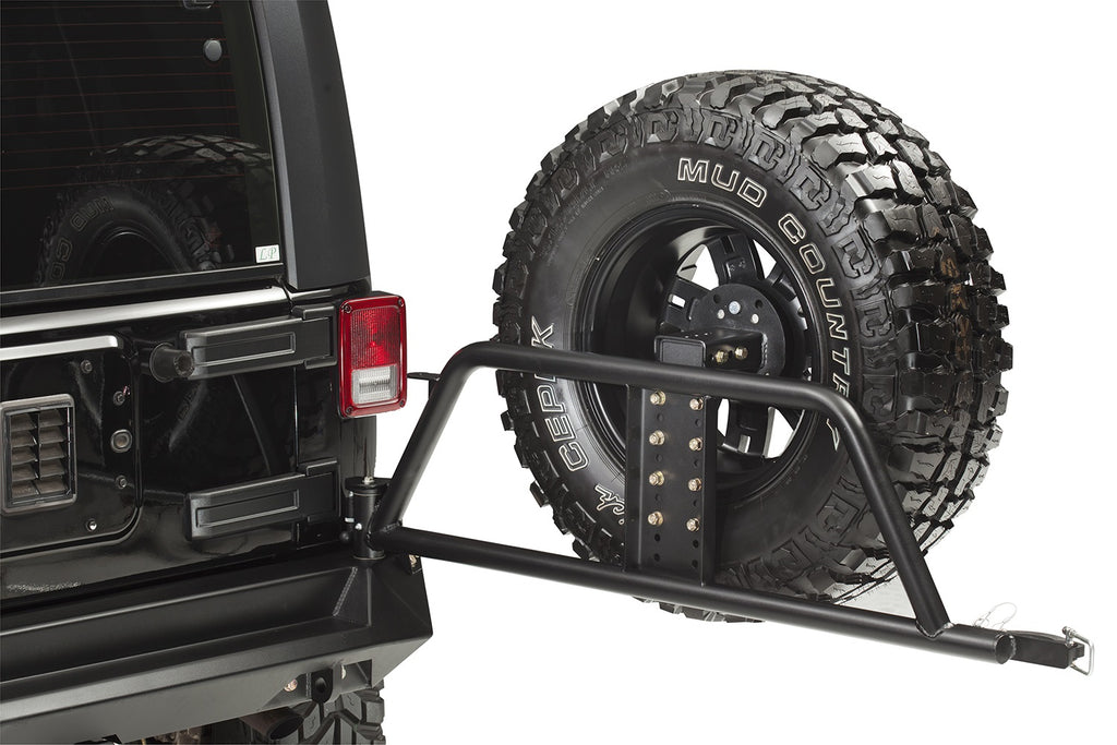 Fab Fours JP-Y1251T-B Spare Tire Carrier for Select Jeep TJ, Jeep Wrangler, Jeep Wrangler JK