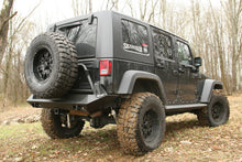 Load image into Gallery viewer, Fab Fours JP-Y1251T-B Spare Tire Carrier for Select Jeep TJ, Jeep Wrangler, Jeep Wrangler JK