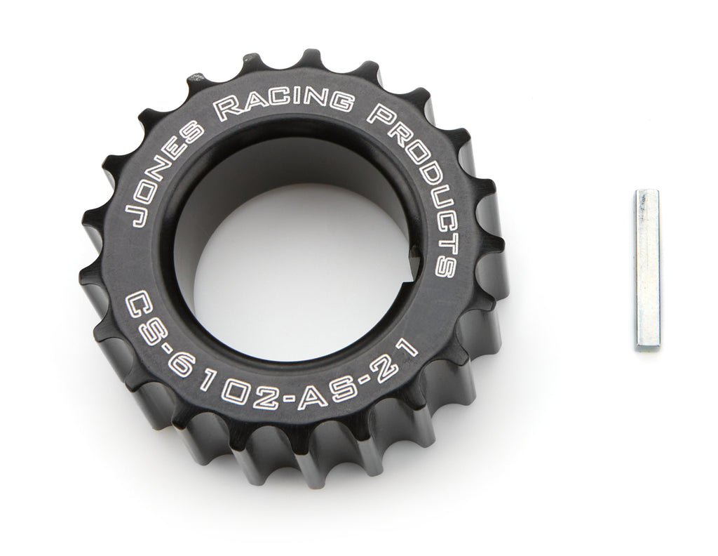 JONES RACING PRODUCTS CS-6102-AS-21 HTD CRANKSHAFT PULLEY 21 TOOTH 1-1/8 ID 1/8IN KEY