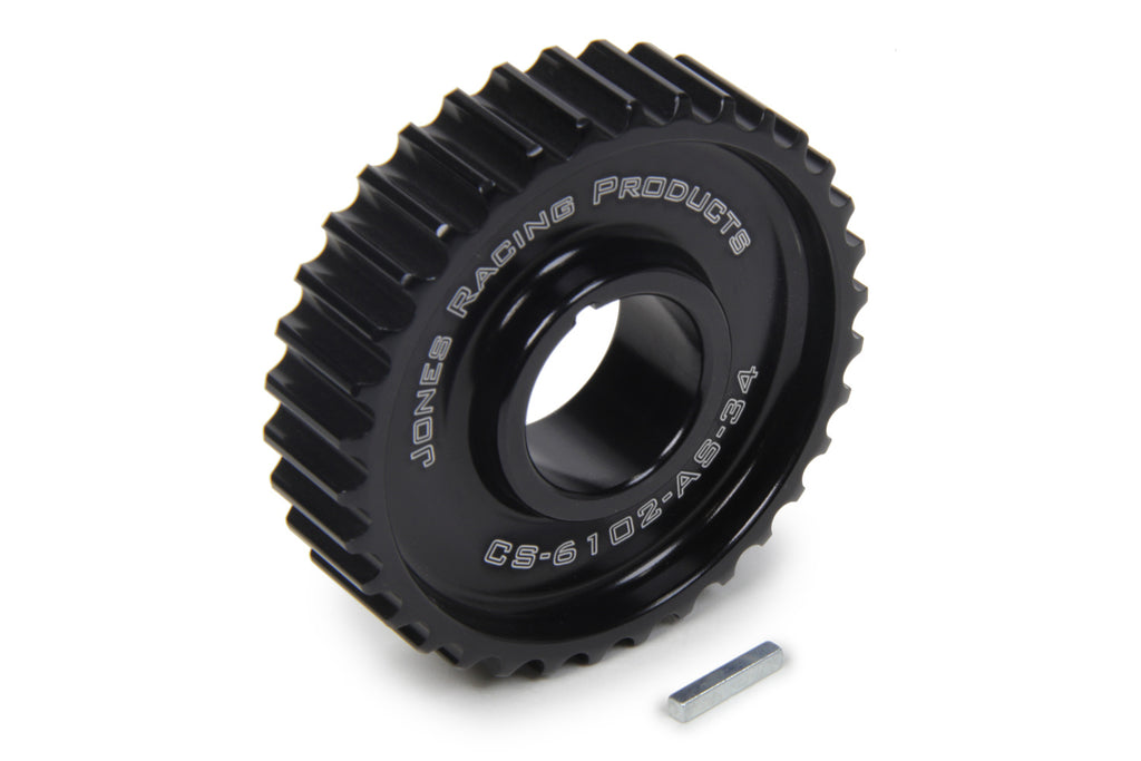 JONES RACING PRODUCTS CS-6102-AS-34 HTD Crankshaft Pulley 34 Tooth 1-1/8 ID 1/8in Key