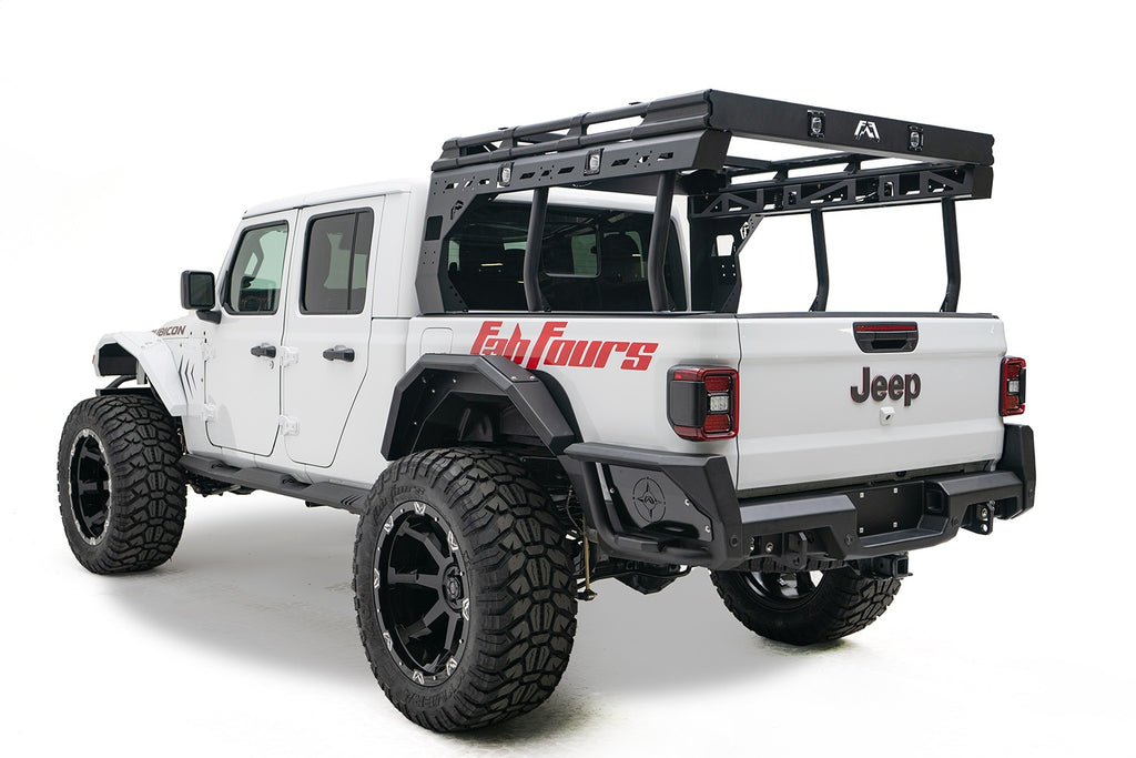 Fab Fours JTOR-01-B Overland Rack for Select Jeep Gladiator