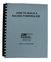 Load image into Gallery viewer, J-W PERFORMANCE 92077 How To Build Racing P/G Trans Book
