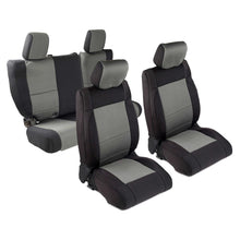 Load image into Gallery viewer, Jeep-0812-Wrangler-Jk-4-Door-Neoprene-Seat-Cover-Set-FrontRear-Charcoal