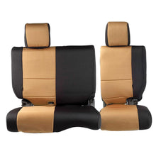 Load image into Gallery viewer, Jeep-0812-Wrangler-Jk-4-Door-Neoprene-Seat-Cover-Set-FrontRear-Tan