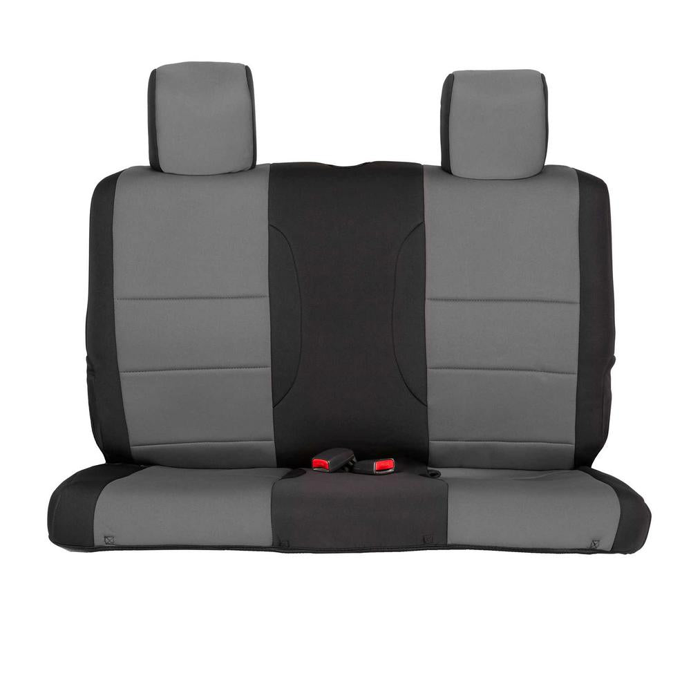 Jeep-1318-Wrangler-Jk-2-Door-Neoprene-Seat-Cover-Set-FrontRear-Charcoal