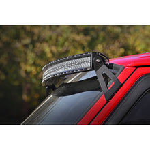 Load image into Gallery viewer, Jeep-50-Inch-Chrome-Series-Curved-Led-Light-Bar-WDrl-Upper-Windshield-Kit-84-01-Jeep-Xj-Cherokee-Rough-Country