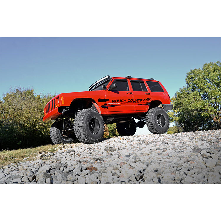 Jeep-50-Inch-Chrome-Series-Curved-Led-Light-Bar-WDrl-Upper-Windshield-Kit-84-01-Jeep-Xj-Cherokee-Rough-Country