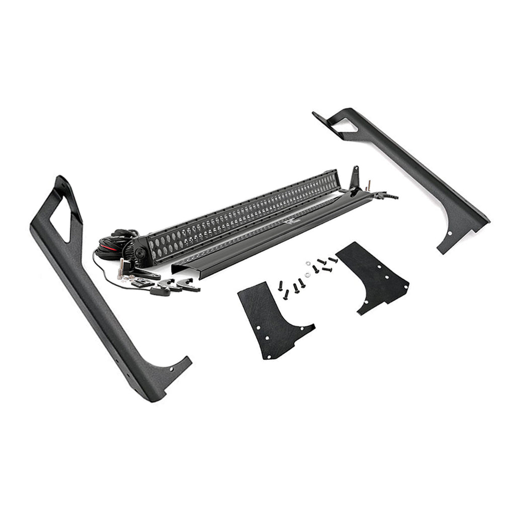 Jeep-50-Inch-Straight-Led-Light-Bar-Upper-Windshield-Kit-W-Black-Series-Led-97-06-Tj-Rough-Country