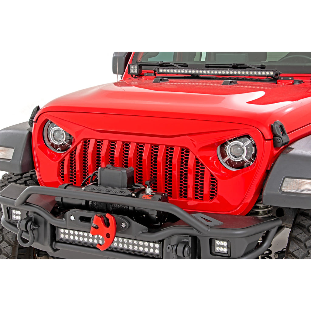 Jeep-9-Inch-Drl-Halo-Led-Headlights-Jeep-Wrangler-JlJlu,-Gladiator-Jt-Rough-Country