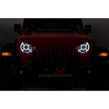 Load image into Gallery viewer, Jeep-9-Inch-Drl-Halo-Led-Headlights-Jeep-Wrangler-JlJlu,-Gladiator-Jt-Rough-Country