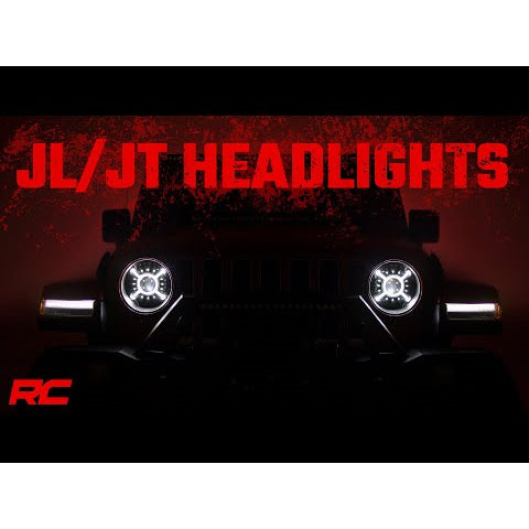 Jeep-9-Inch-Led-Projection-Headlights-18-20-Wrangler-JlJlu,-20-Present-Gladiator-Jt-Rough-Country