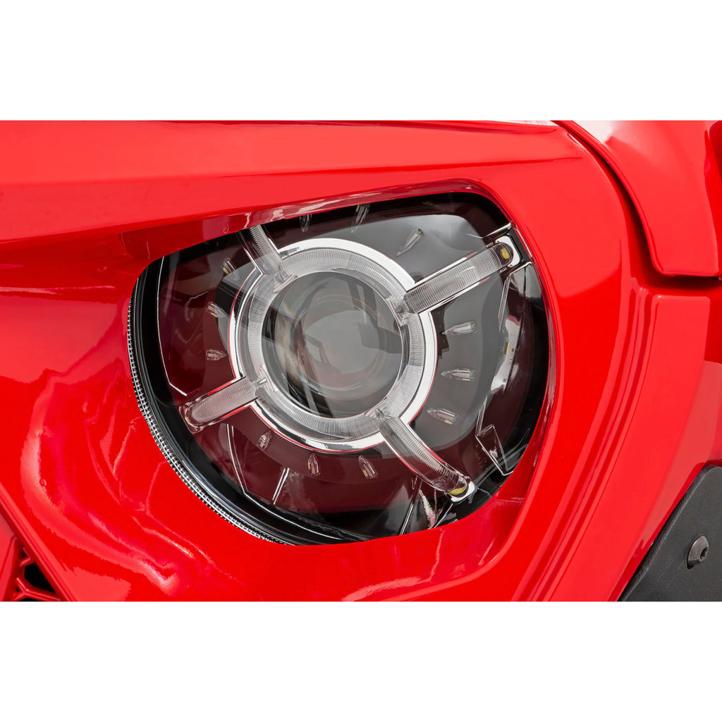Jeep-9-Inch-Led-Projection-Headlights-18-20-Wrangler-JlJlu,-20-Present-Gladiator-Jt-Rough-Country