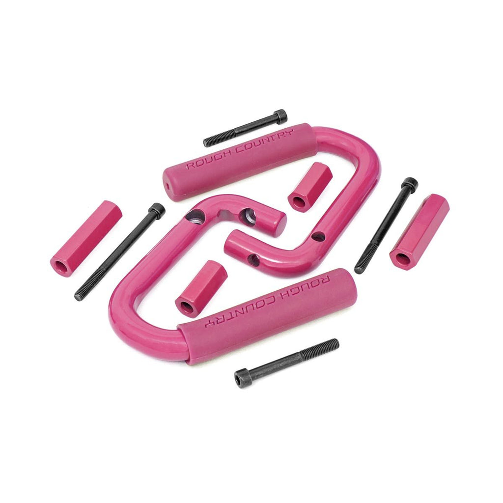 Jeep-Front-Solid-Steel-Grab-Handles-07-18-Wrangler-Jk-Pink-Rough-Country