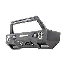 Load image into Gallery viewer, Jeep-Front-Stubby-Led-Winch-Bumper-WHoop-Chrome-Series-Jk,-Jl,-Gladiator-Jt-Rough-Country