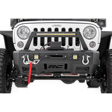 Load image into Gallery viewer, Jeep-Front-Stubby-Led-Winch-Bumper-WHoop-Chrome-Series-Jk,-Jl,-Gladiator-Jt-Rough-Country