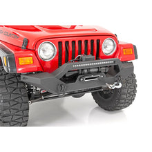 Load image into Gallery viewer, Jeep-Full-Width-Front-Led-Winch-Bumper-87-06-Wrangler-YjTj-Rough-Country