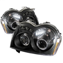 Load image into Gallery viewer, Jeep-Grand-Cherokee-05-07-Projector-Headlights-Led-Halo-Led-Blk-Low-9006-Pro-Yd-Jgc05-Hl-Bk