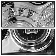 Load image into Gallery viewer, Jeep-Grand-Cherokee-05-07-Projector-Headlights-Led-Halo-Led-Chrm-Low-9006-Pro-Yd-Jgc05-Hl-C