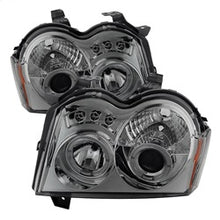 Load image into Gallery viewer, Jeep-Grand-Cherokee-05-07-Projector-Headlights-Led-Halo-Led-Smke-Pro-Yd-Jgc05-Hl-Smc