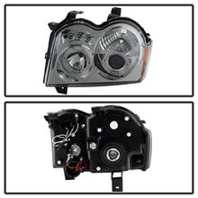 Load image into Gallery viewer, Jeep-Grand-Cherokee-05-07-Projector-Headlights-Led-Halo-Led-Smke-Pro-Yd-Jgc05-Hl-Smc