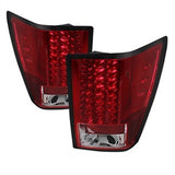 SPYDER 5070203 LED Tail Lights - Red Clear