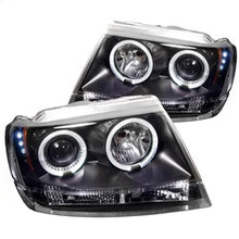 Load image into Gallery viewer, Jeep-Grand-Cherokee-99-04-Projector-Headlights-Led-Halo-Led-Blk---Pro-Yd-Jgc99-Hl-Bk