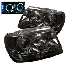 Load image into Gallery viewer, Jeep-Grand-Cherokee-99-04-Projector-Headlights-Led-Halo-Led-Smke---Pro-Yd-Jgc99-Hl-Smc
