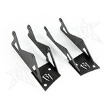 Rigid Industries 40335 2007-2015 Jeep JK A-Pillar Mount, Fits 4 D-Series or Radiance LED Lights