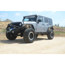 Load image into Gallery viewer, Jeep-Jk-Front-Bumper-WFog-Light-Holes-07-18-Wrangler-Jk-Steel-Mid-Length-Dv8-Offroad