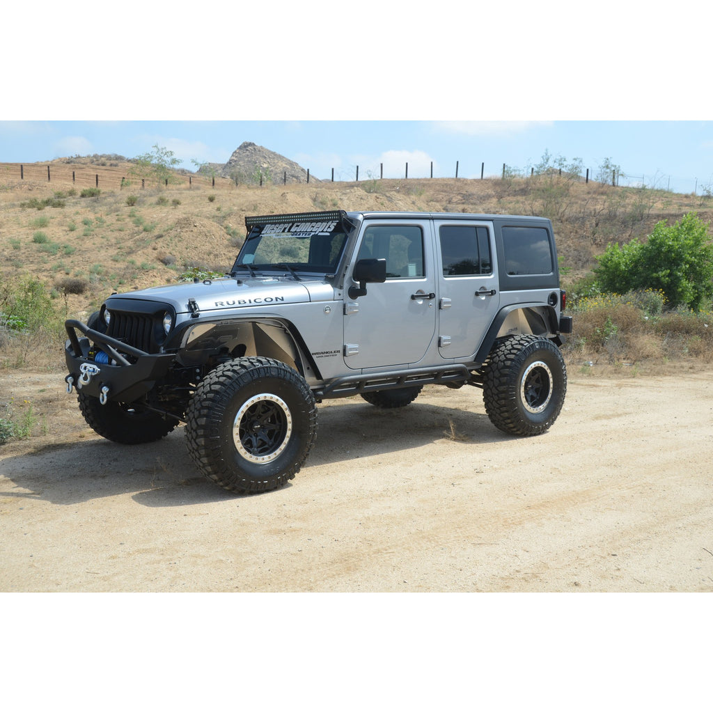 Jeep-Jk-Front-Bumper-WFog-Light-Holes-07-18-Wrangler-Jk-Steel-Mid-Length-Dv8-Offroad