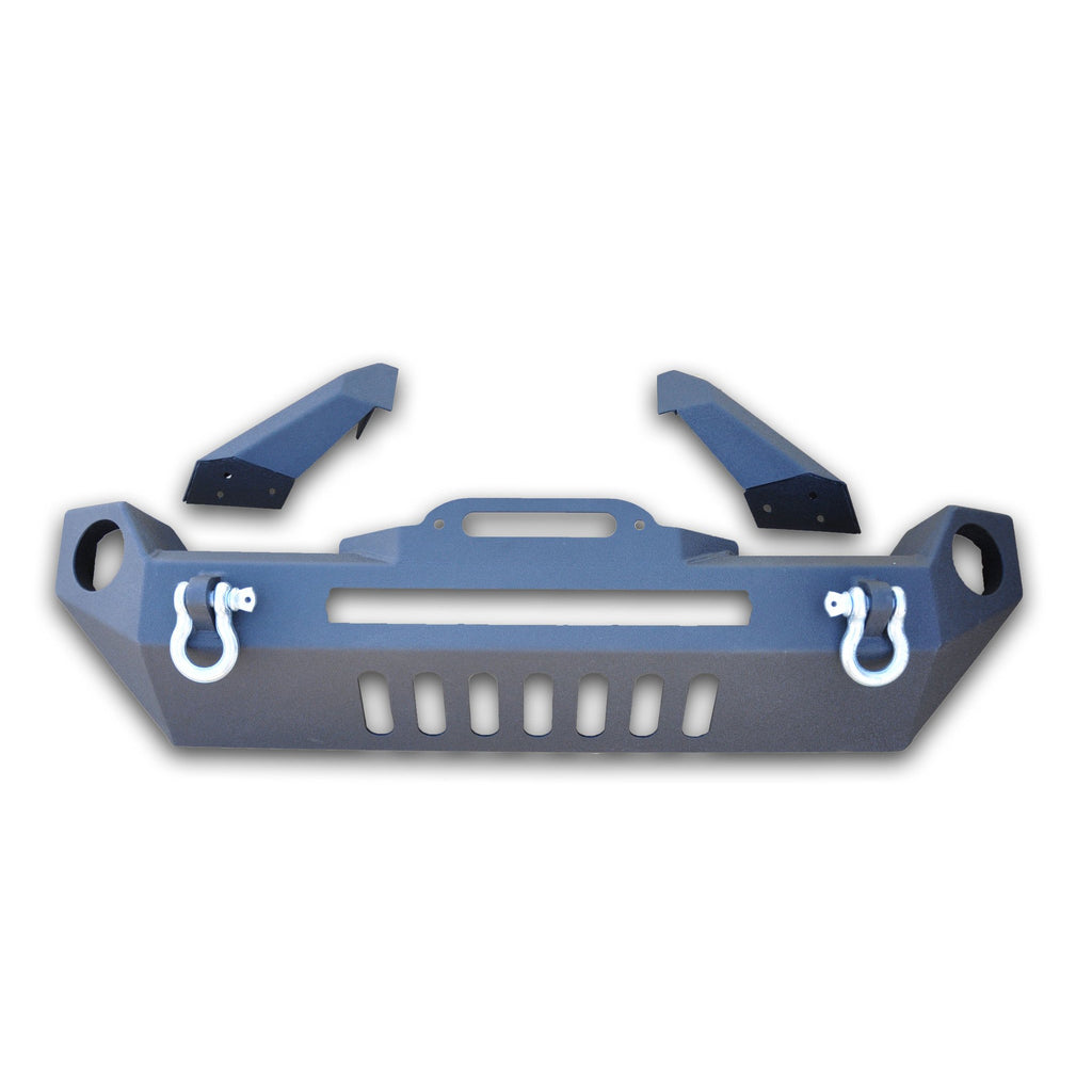 Jeep-Jk-Front-Bumper-WFog-Light-Holes-Fs-17-07-18-Wrangler-Jk-Steel-Mid-Length-Dv8-Offroad