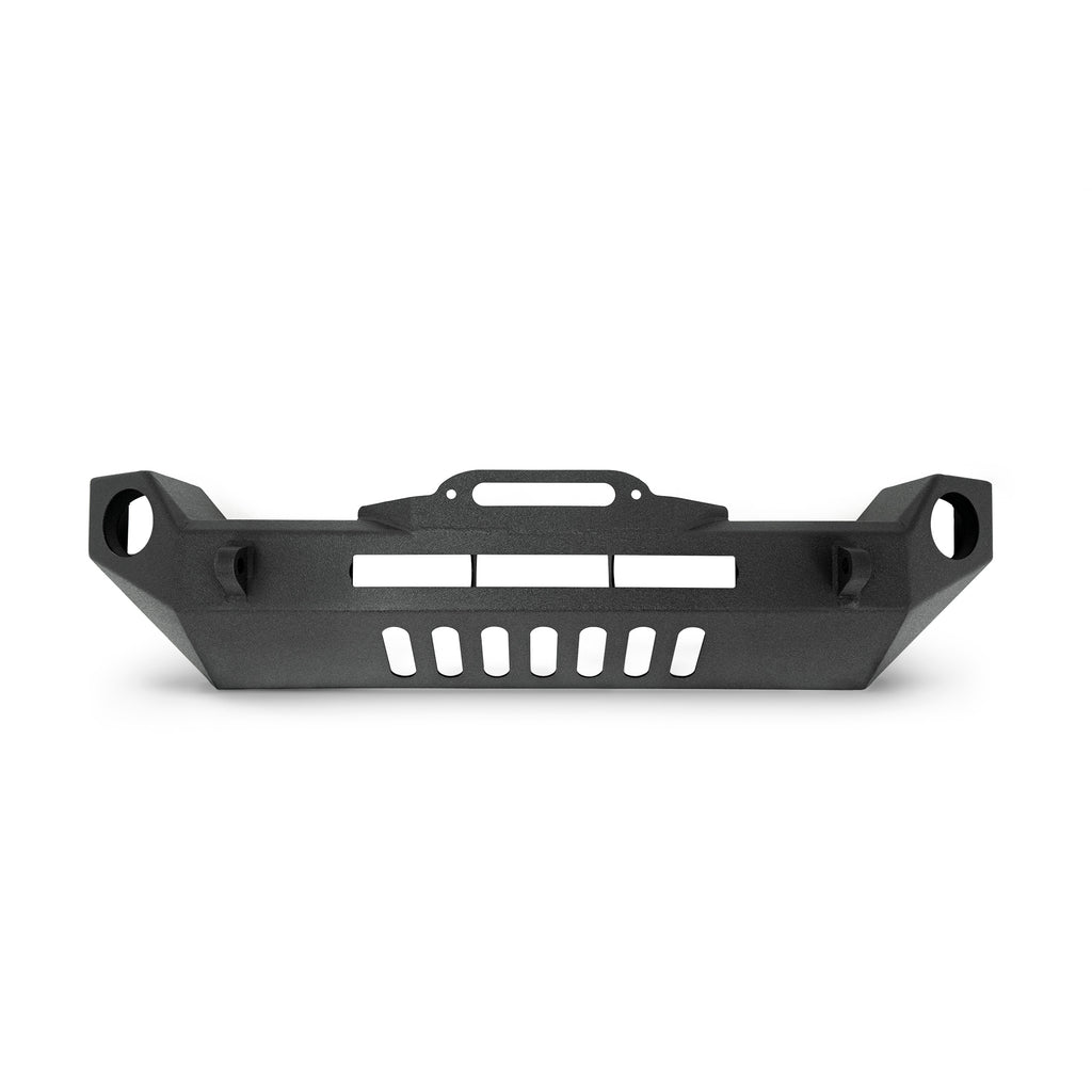 Jeep-Jk-Front-Bumper-WFog-Light-Holes-Fs-17-07-18-Wrangler-Jk-Steel-Mid-Length-Dv8-Offroad