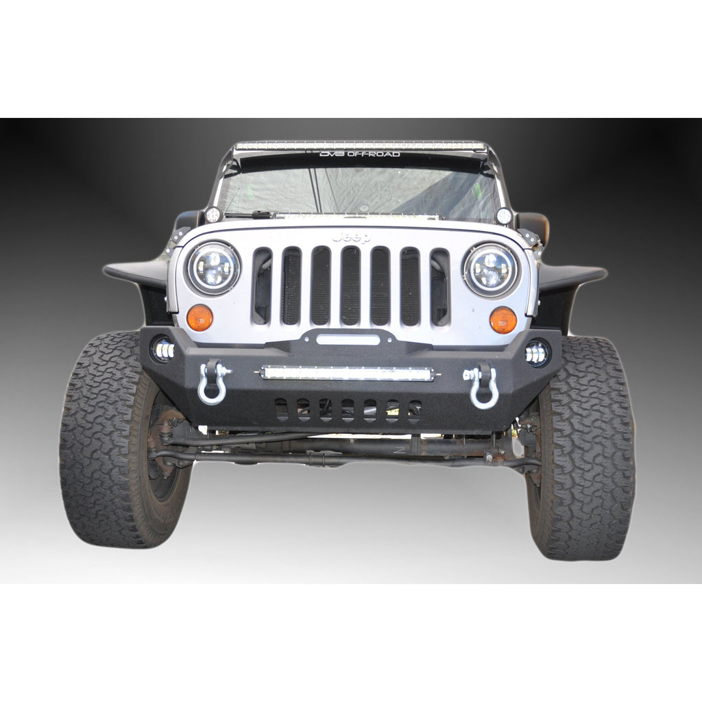Jeep-Jk-Front-Bumper-WFog-Light-Holes-Fs-17-07-18-Wrangler-Jk-Steel-Mid-Length-Dv8-Offroad