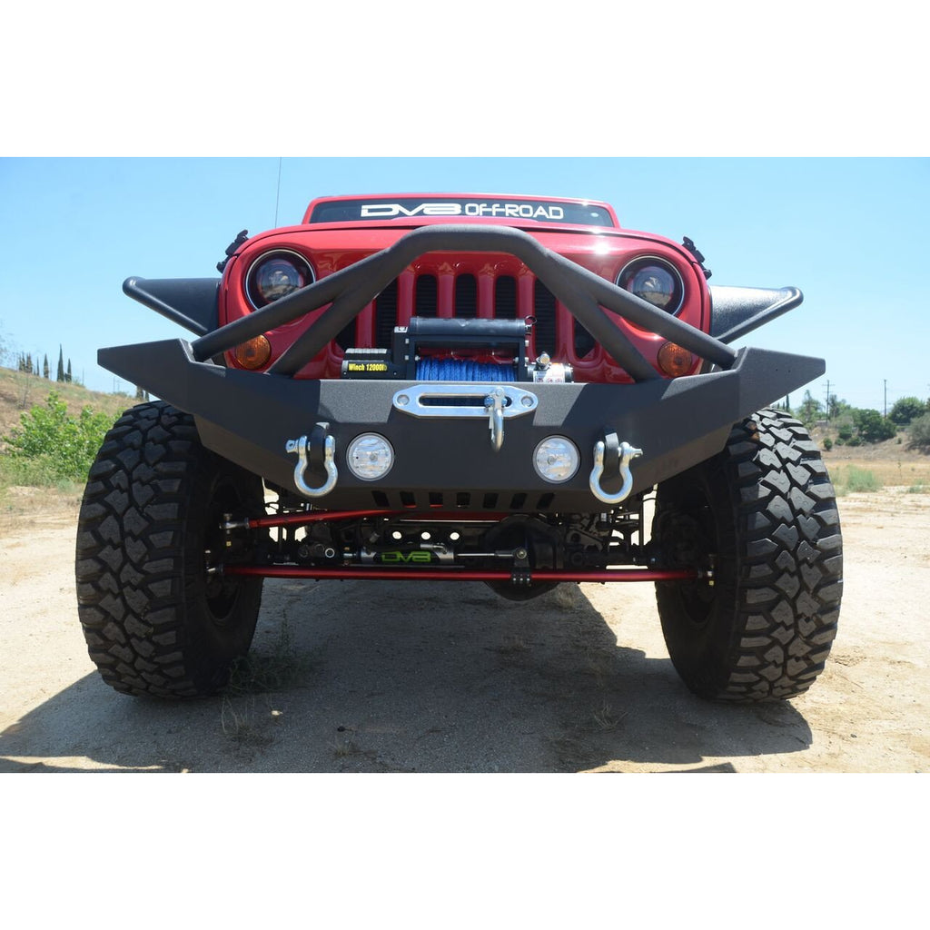 Jeep-Jk-Front-Bumper-WSkid-Plate-07-18-Wrangler-Jk-Steel-Full-Length-Dv8-Offroad