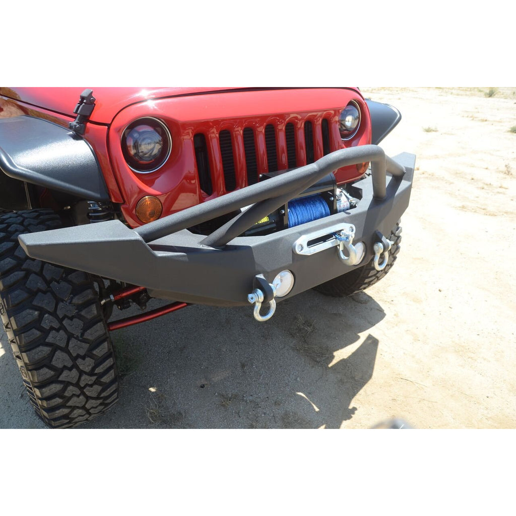 Jeep-Jk-Front-Bumper-WSkid-Plate-07-18-Wrangler-Jk-Steel-Full-Length-Dv8-Offroad