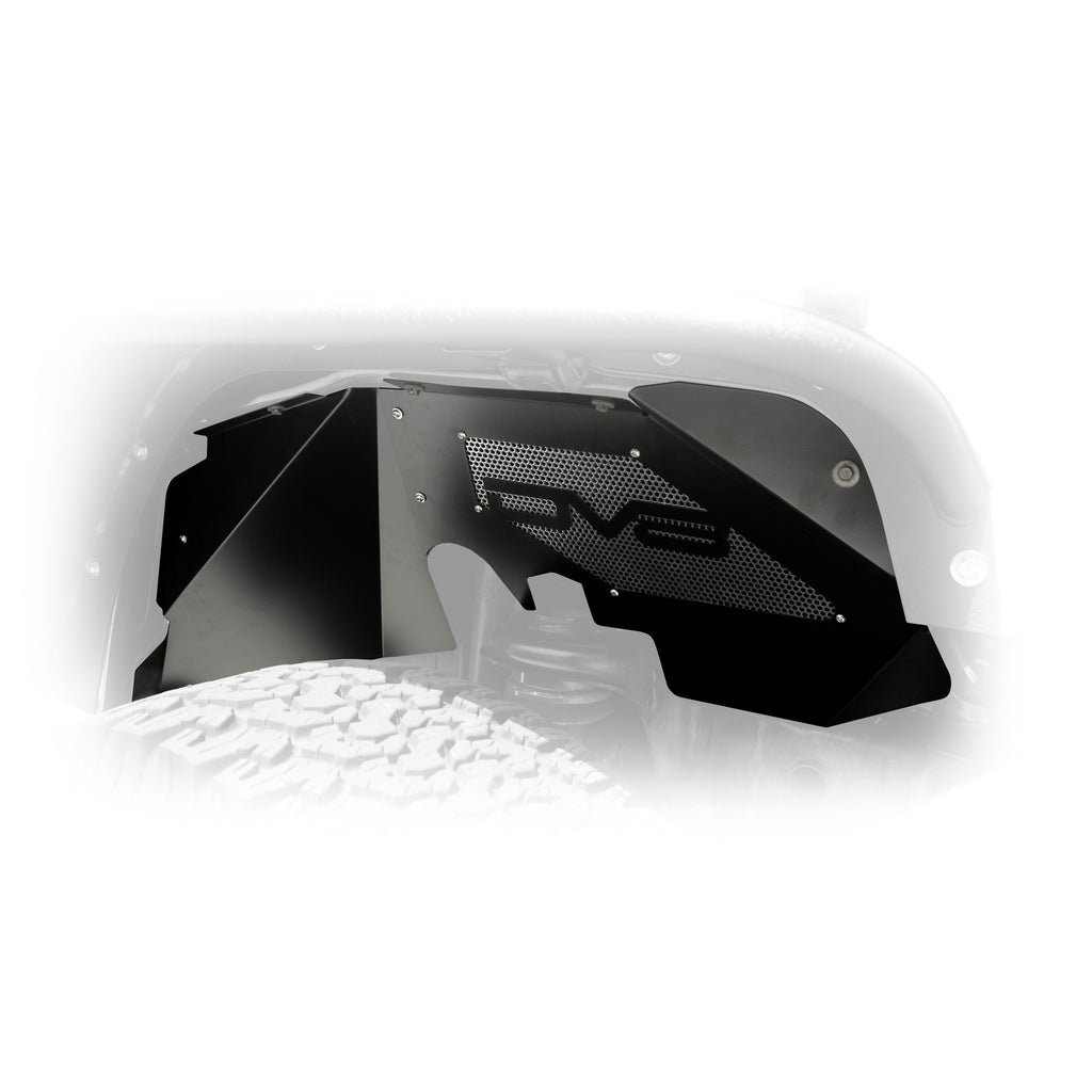 Jeep-Jk-Inner-Fender-Front-Black-07-18-Wrangler-Jk-Aluminum-Dv8-Offroad