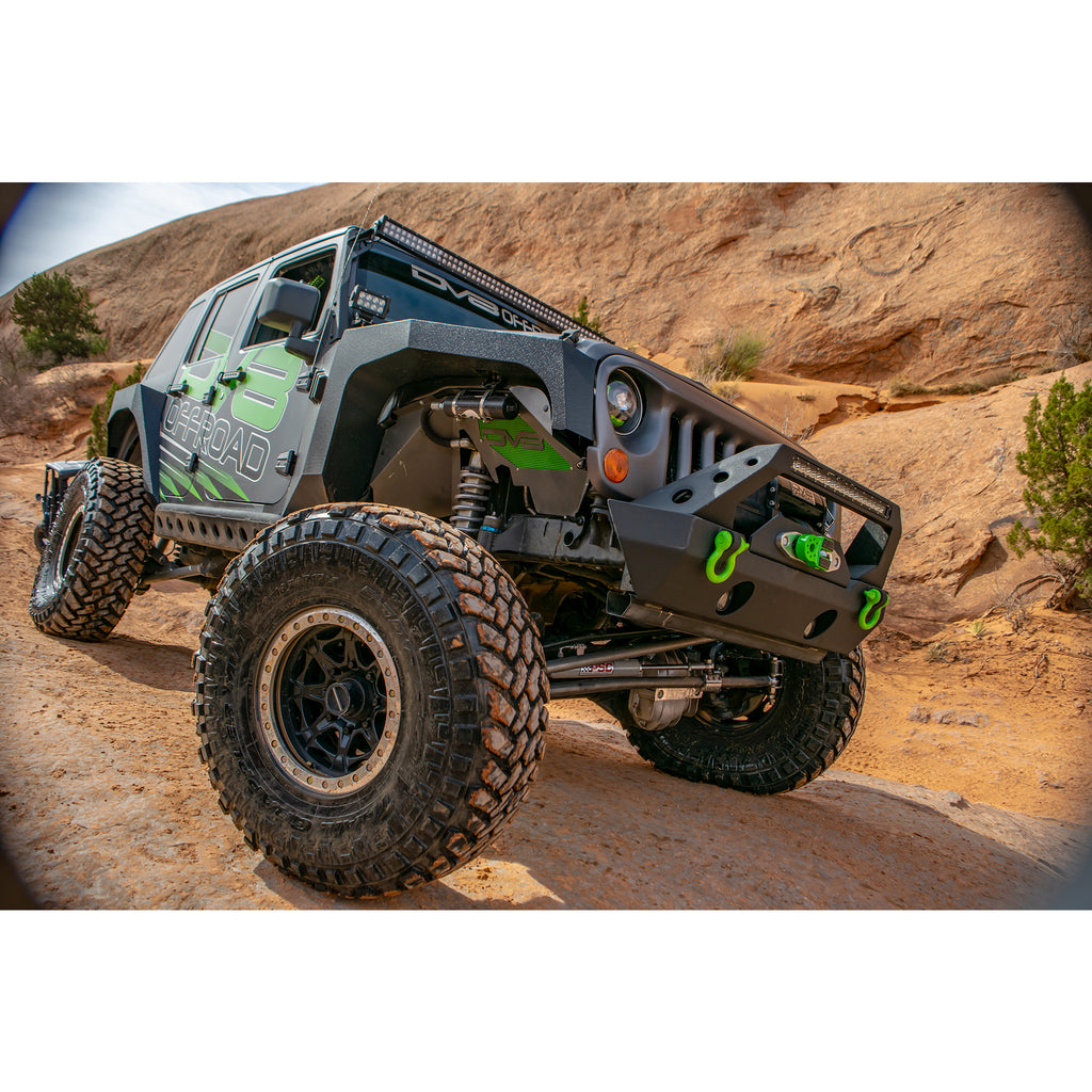 Jeep-Jk-Inner-Fender-Front-Black-07-18-Wrangler-Jk-Aluminum-Dv8-Offroad