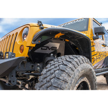 Load image into Gallery viewer, Jeep-Jk-Inner-Fender-Front-Black-07-18-Wrangler-Jk-Aluminum-Dv8-Offroad