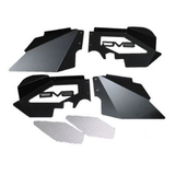 DV8 Offroad INFEND-01FB Inner Fender; Front; Black Finish