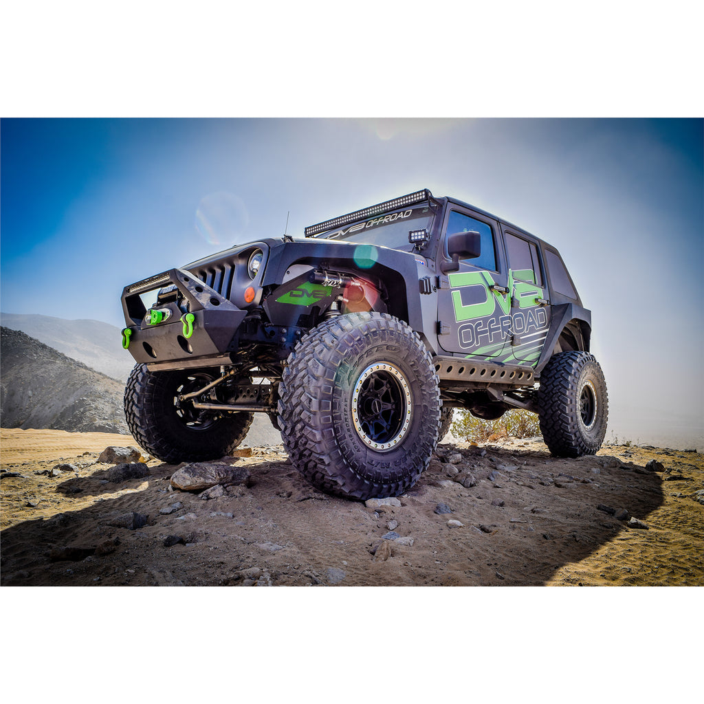 Jeep-Jk-Inner-Fender-Front-Black-07-18-Wrangler-Jk-Aluminum-Dv8-Offroad