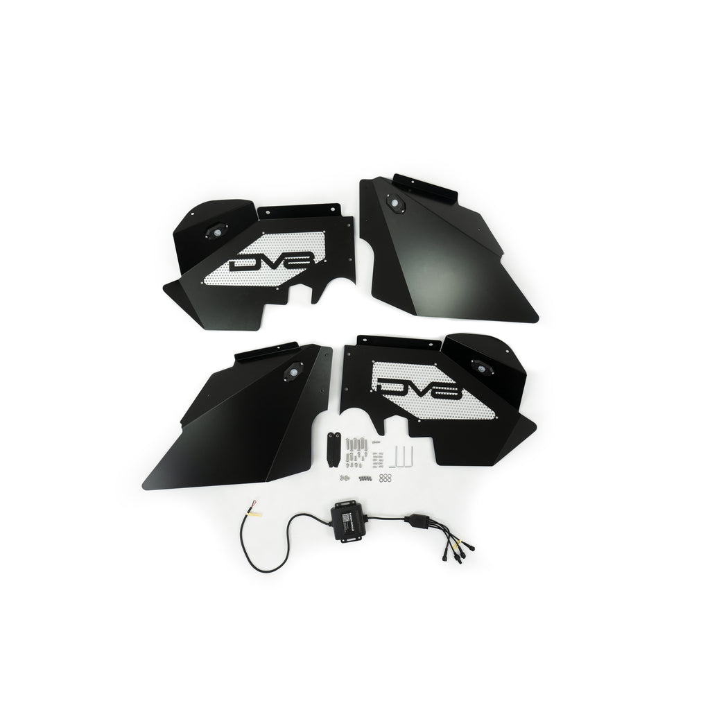 Jeep-Jk-Inner-Fender-Front-Black-WRock-Lights-07-18-Wrangler-Jk-Aluminum-Dv8-Offroad