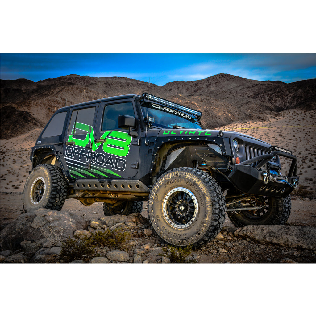 Jeep-Jk-Inner-Fender-Front-Raw-07-18-Wrangler-Jk-Aluminum-Dv8-Offroad