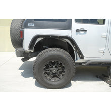 Load image into Gallery viewer, Jeep-Jk-Inner-Fender-Rear-Black-07-18-Wrangler-Jk-Aluminum-Dv8-Offroad
