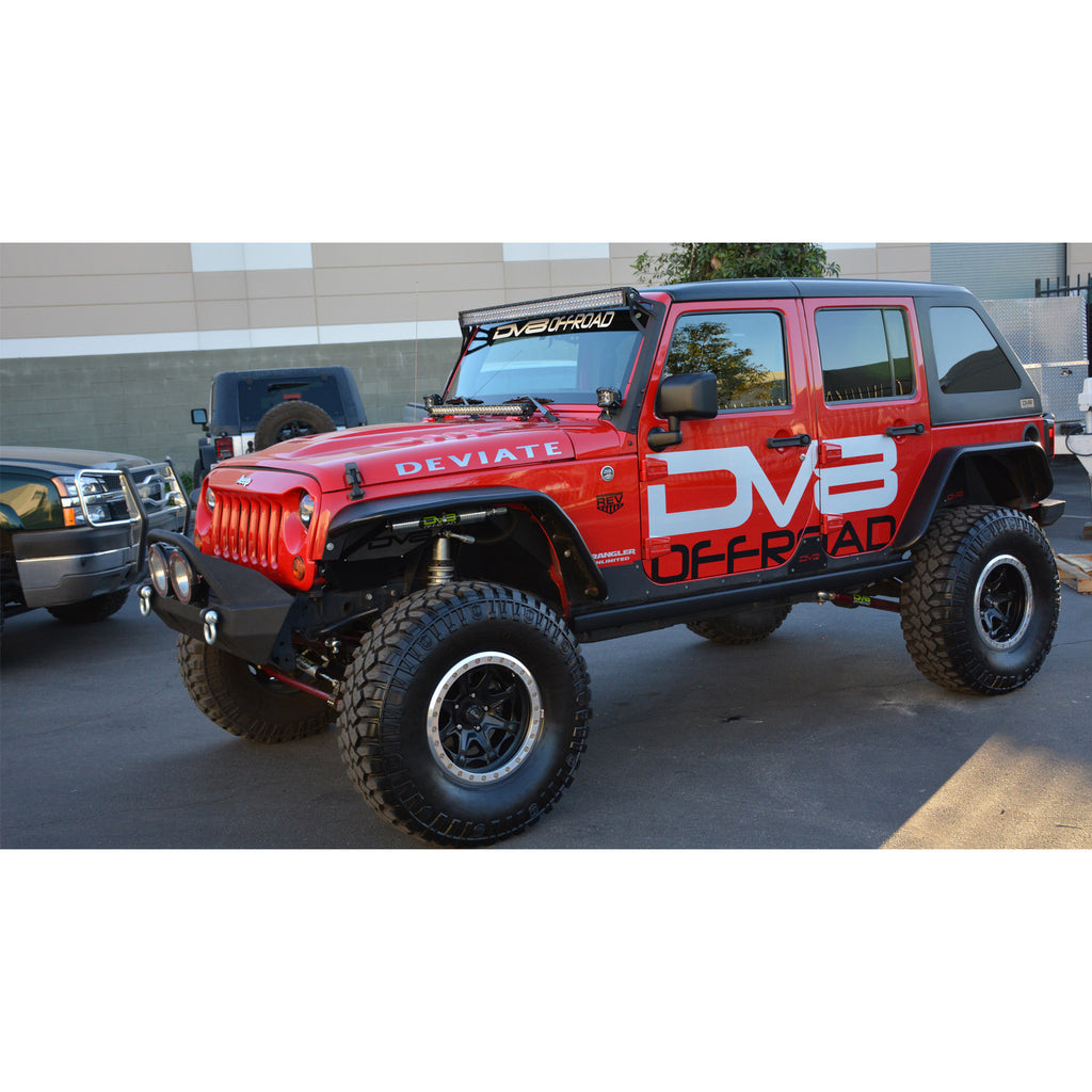 Jeep-Jk-Light-Bar-End-Mount-Bottom-Black-Steel-07-18-Wrangler-Jk-Dv8-Offroad